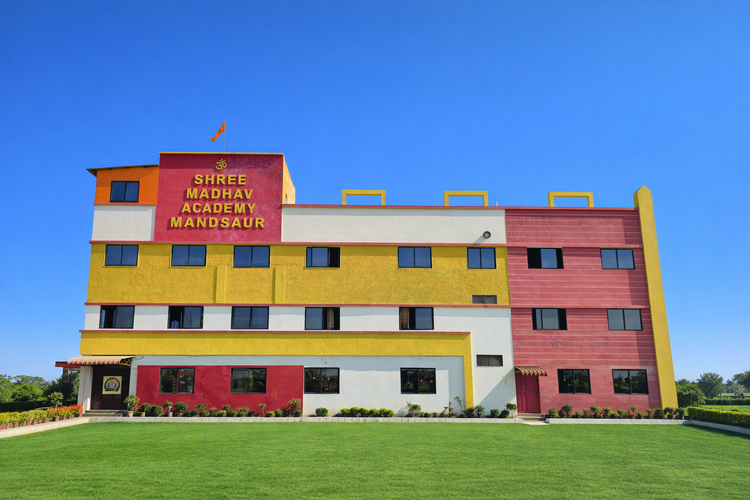 Shree Madhav Academy school building, Mandsaur